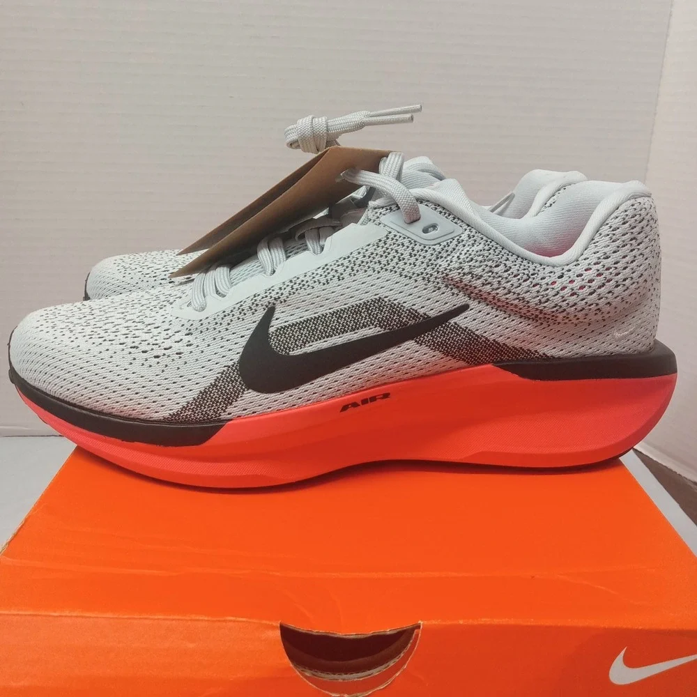 Nike Winflo 11 FJ9509 008 Pure Platinum  Grey/Black Men's 8.5 —Women's 10 New